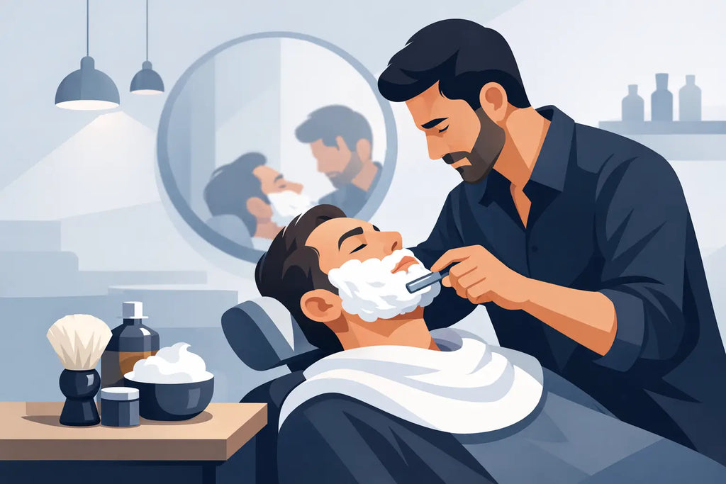 Nassrasur beim Barber: Warum Details entscheiden